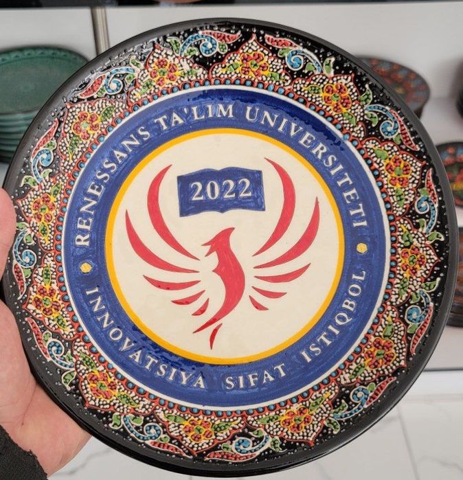 rasm tushurilgan laganlar