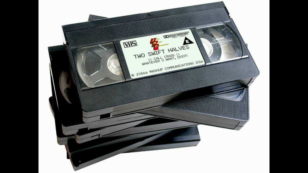 Коллекция VHS видеокассеты.