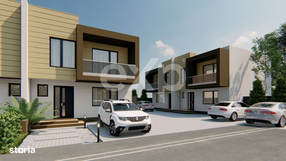 Proiect NOU de case cu 4 came Trivale | Zona Platou