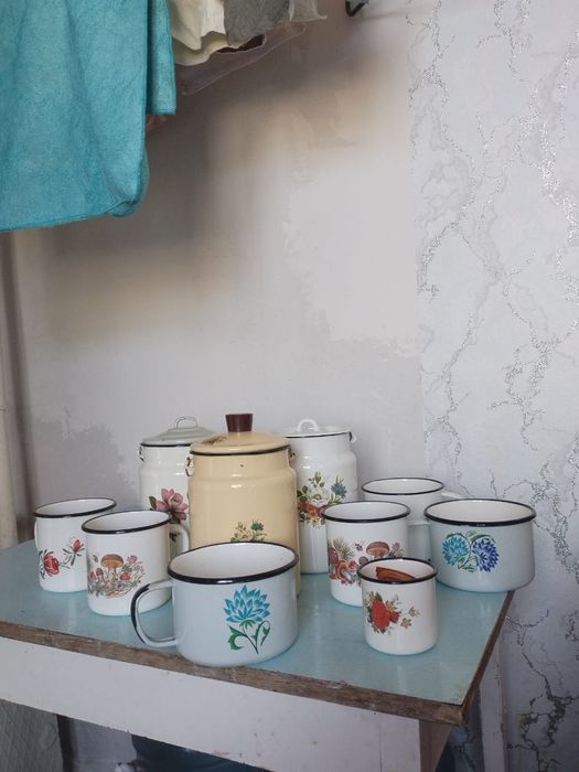 Чайники кружки бидон