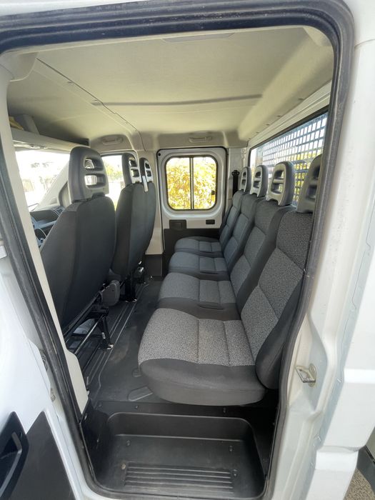Fiat Ducato Maxi 7 Locuri Cabina dubla cu bena mare maxi
