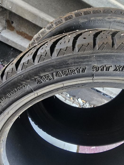 215/45 r17 зима пара