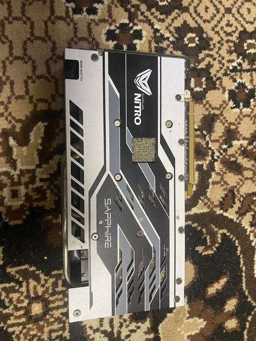 Видеокарта RX580 Sapphire nitro 4gb