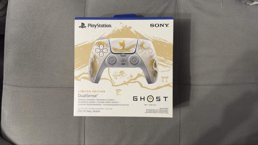 PS5 контролер Ghost of Yotey gold Limited