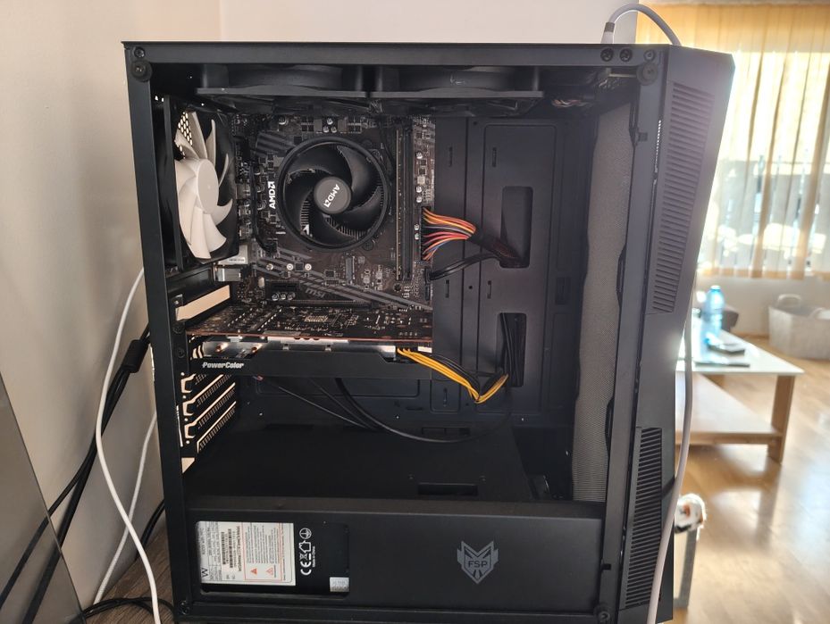 Геймърски компютър Ryzen 5 5600 Rx6600 8 Gb