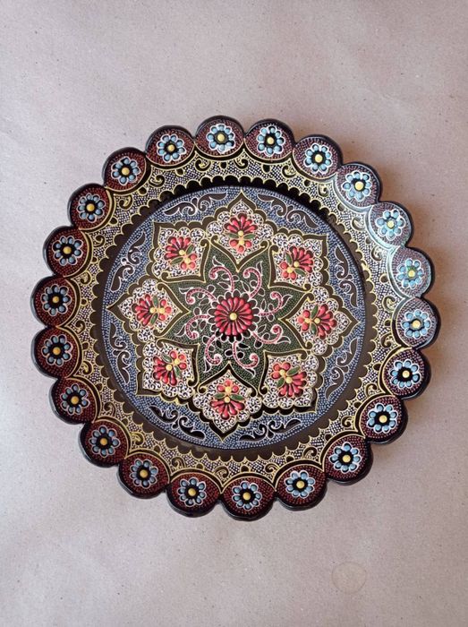 Сувениры Тарелки ручная работа с точечный узором