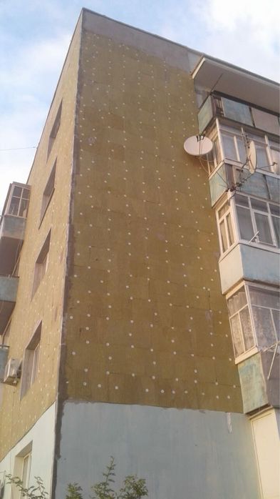 Делаем мокрый фасад за 15$ со всеми матерялом