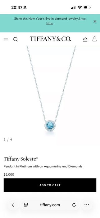 колье Tiffany Soleste