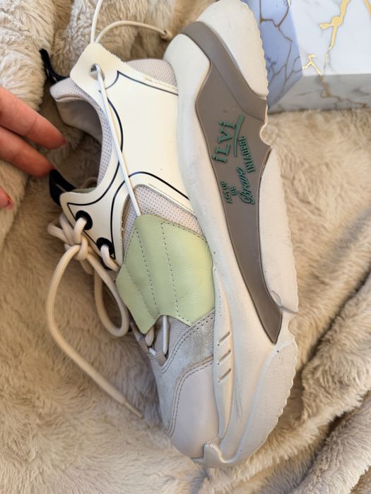 Adidasi dama piele naturala