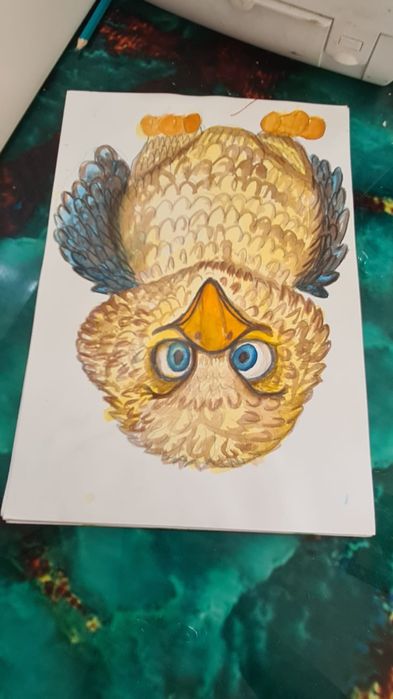 Рисунки акварель