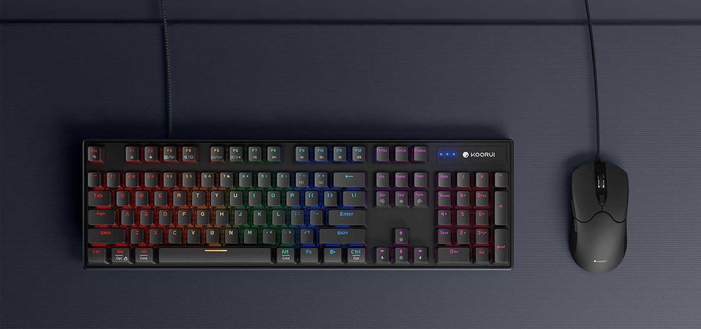 Комплект клавиатура + мишка KOORUI MKC02