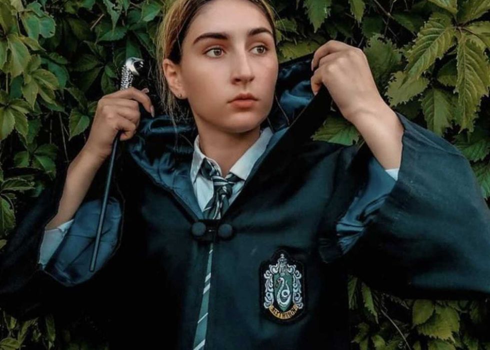 Мантия Слизерин, Гарри Поттер