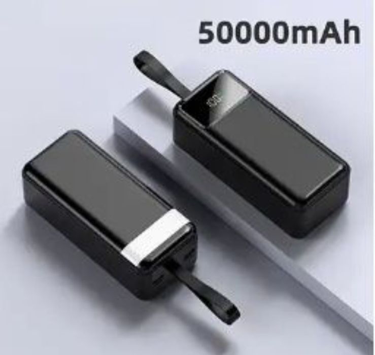 50000 mAh, 22.5W- Baterie externa cu  încărcare rapidă 2 culori