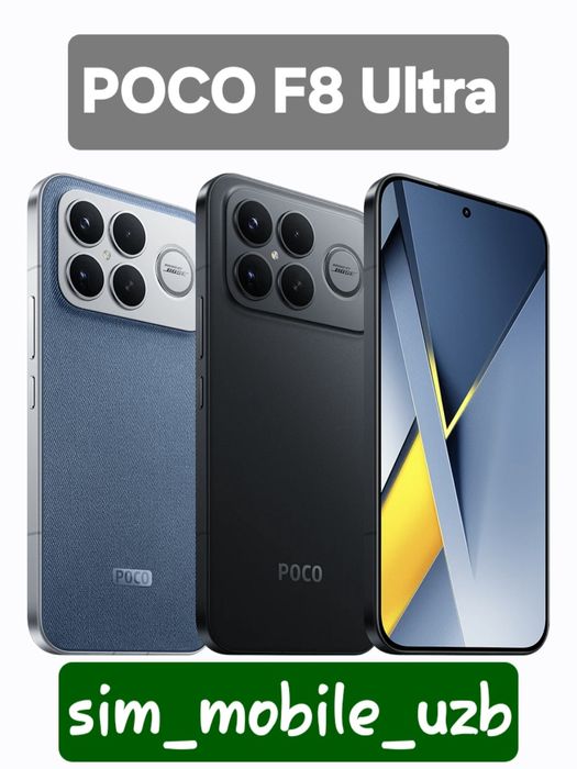 POCO F8 Ultra  2026 New Super Skidka+Garantiya+Dastavka