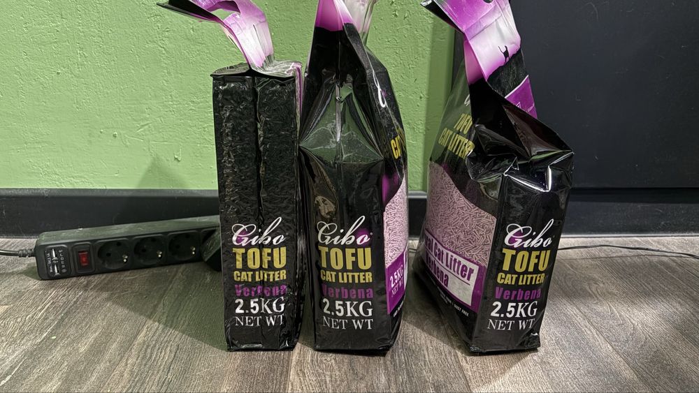 Наполнитель тофу для кошачьего лотка