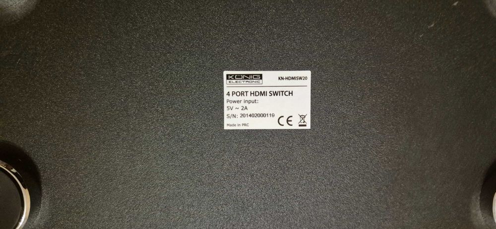 Switch HDMI 4 porturi KONIG kn-hdmisw20