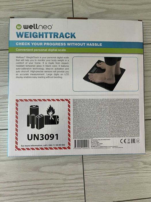 Cântar Wellneo negru