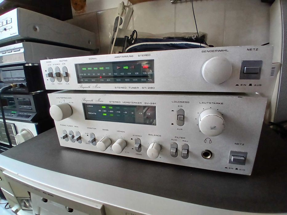 bayreuth micro sv-281 si st-280 (amplificator,radio) 2*30w