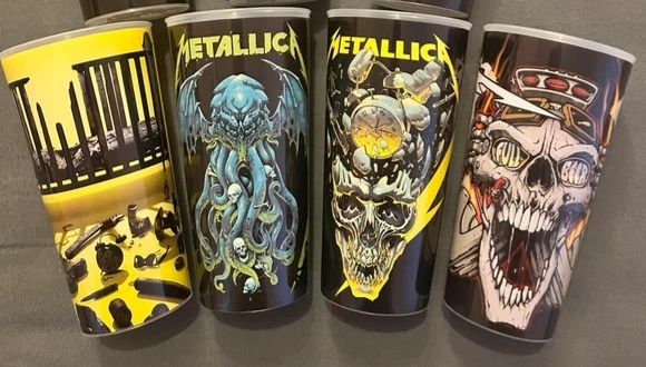 Pahare concert Metallica și Iron Maiden