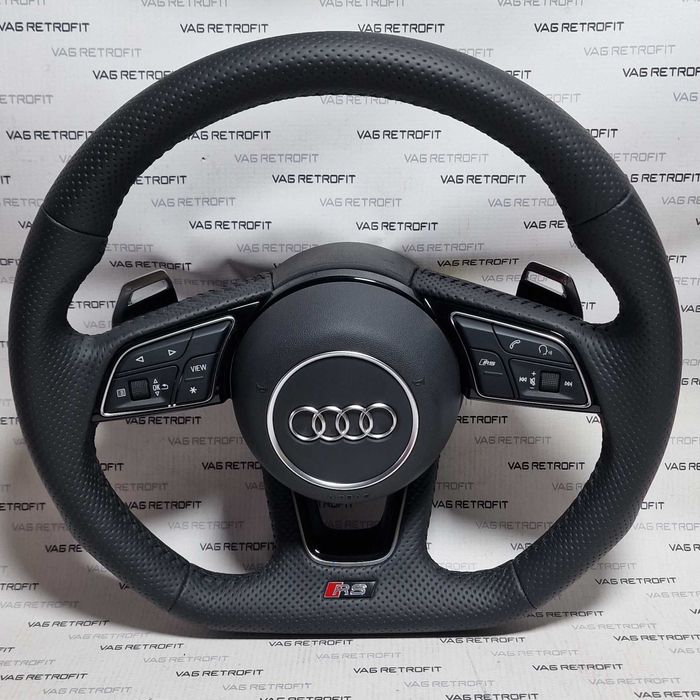 Volan Audi Sport Tesit RS Piele Perforata Padele