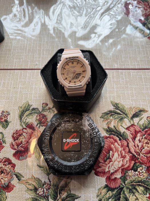 Ceas Casio G-Shock GMA-S2100GA-7A roz