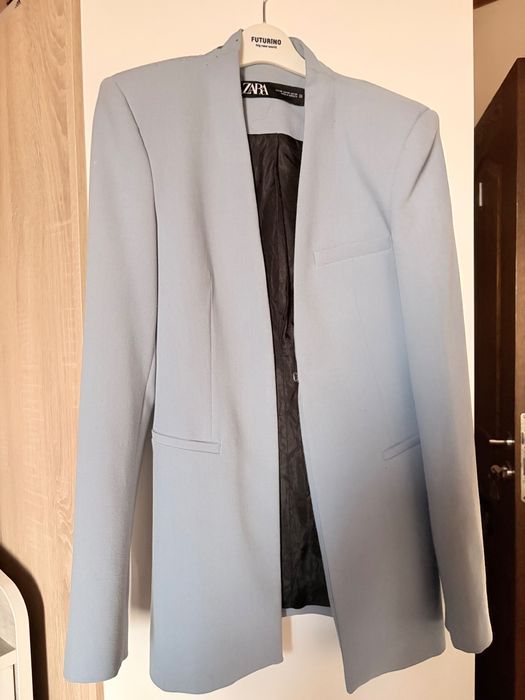 Светло-синьо сако Zara