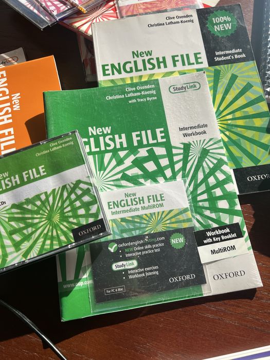 Английский по всем уровням :New English File: student’s + workbook