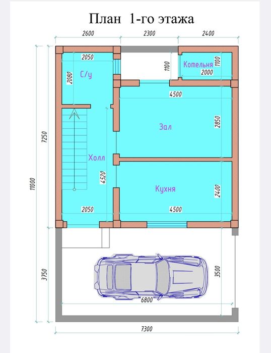 Юнусобод Хасанбой 1.2 сотих 5 хона под котлован