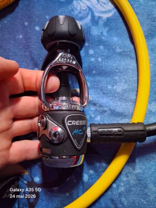 Regulatoare Cressi, prima treapta, a doua si octopus