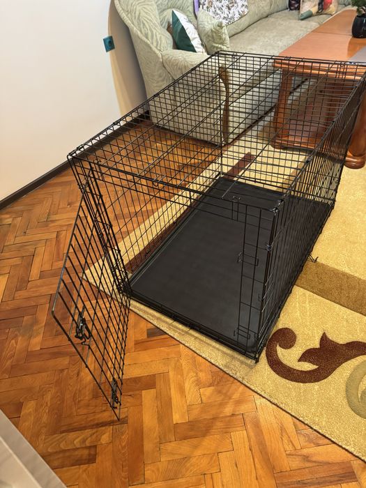 Клетка за куче 108x72x77см за транспорт и стационар