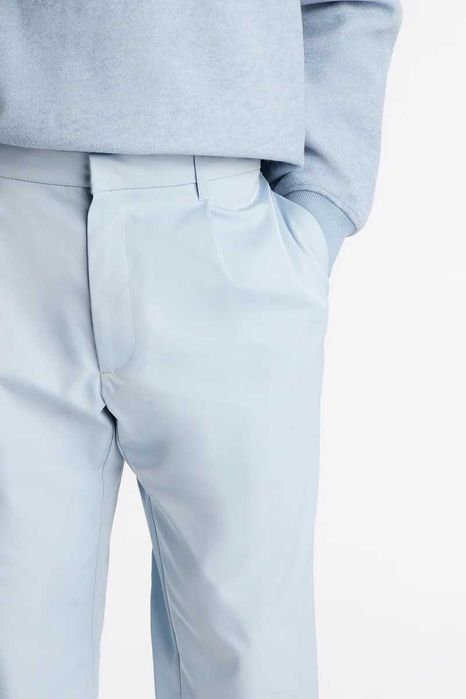 Стилни мъжки jogger панталони – Светлосин – Elevation модел