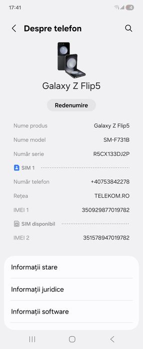 Samsong flip 5 G