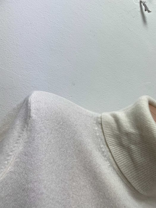 LAWRENCE GREY размер S дамски кашмирен пуловер 100% КАШМИР бял екрю