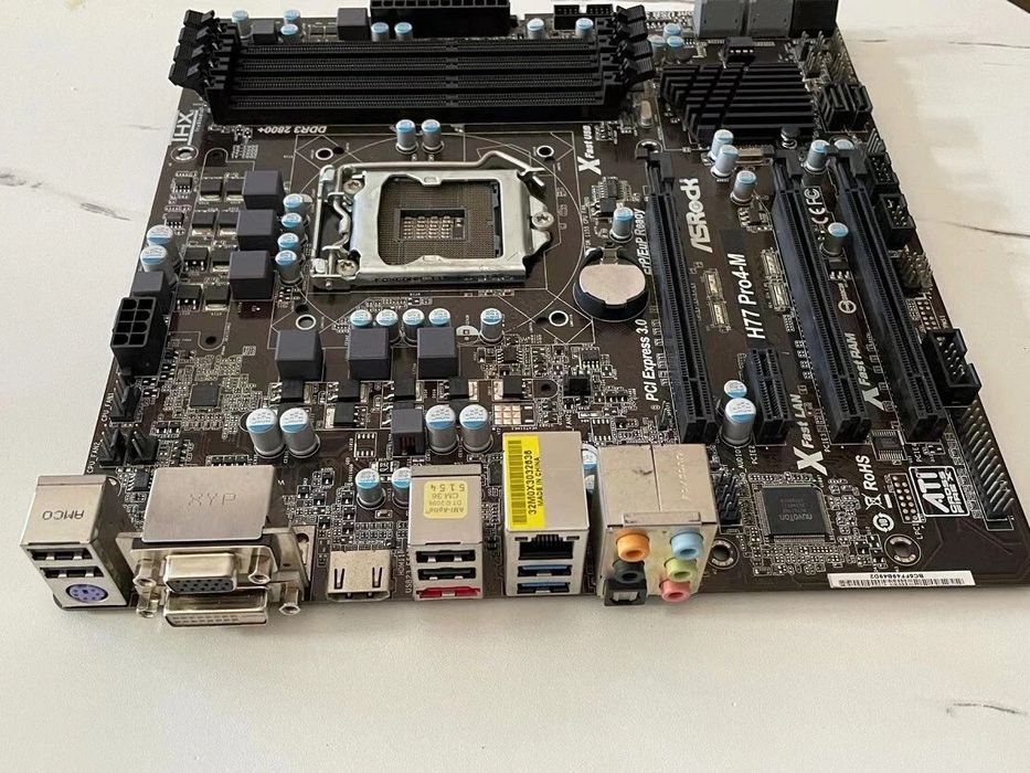 Kit Placa de baza asrock h77 pro4-m cu procesor intel i7  2600 3.4 ghz