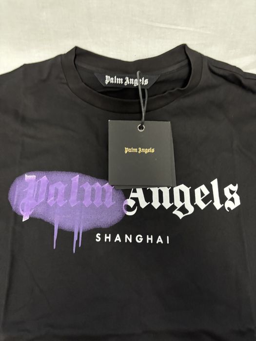 Tricou Palm Angels “Shang Hai”, marimea M, ideal pentru un cadou”