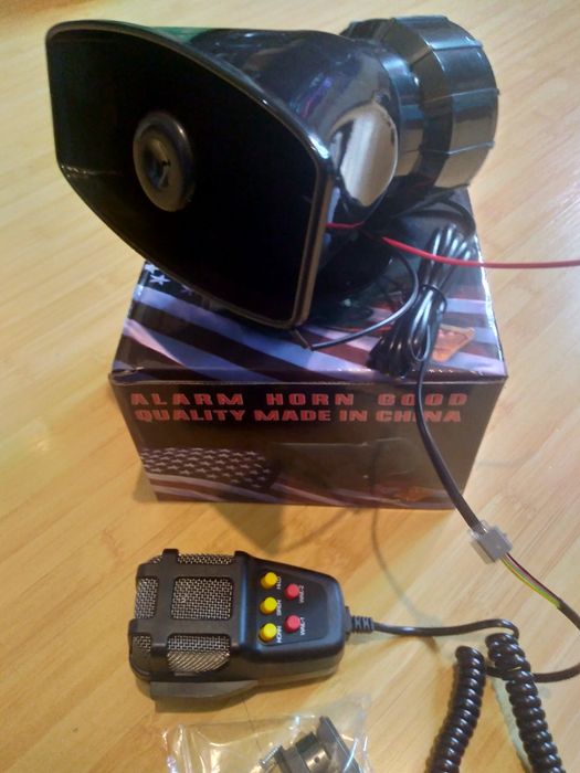 Sirena tip police 5tonuri+microfon