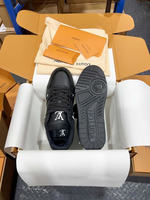 Negru Noul LV Bărbaţi Femei Pantofi