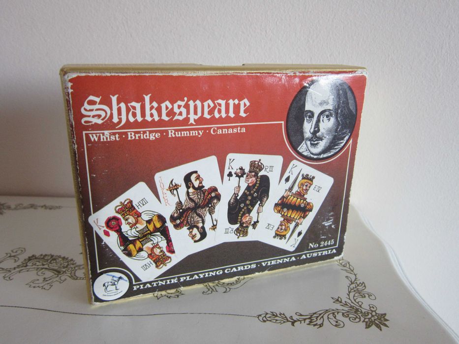 carti joc 2 seturi Piatnik seria Shakespeare colectie Austria