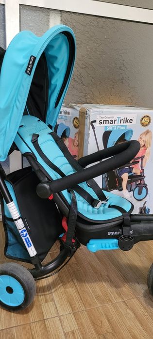Tricicleta pliabila Smart Trike 6 in 1 STR3 Albastru