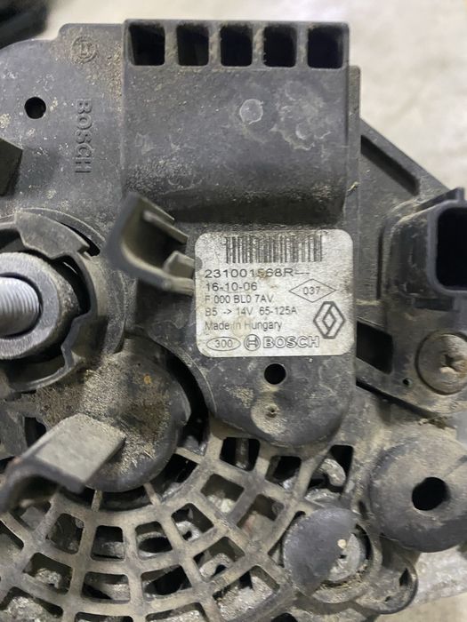 Алтернатор Dacia 1.6 16V 102кс