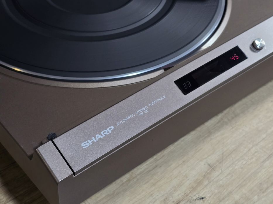 Pick-up SHARP RP-30, automatic stereo turntable, hifi audio vintage DD