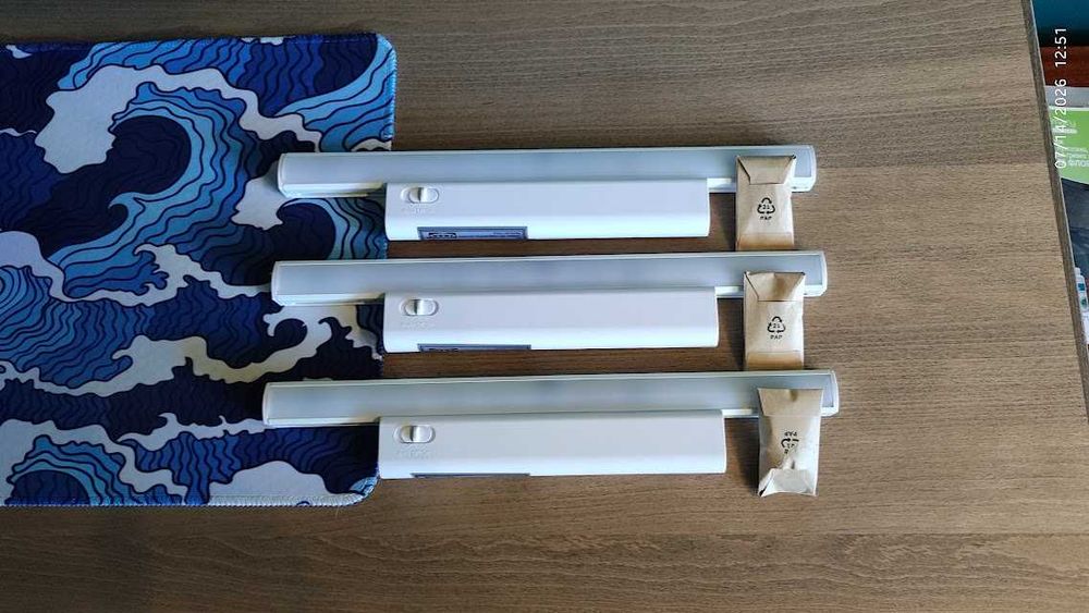 LED лампа / шина IKEA със сензор за движение (за гардероб или шкаф)