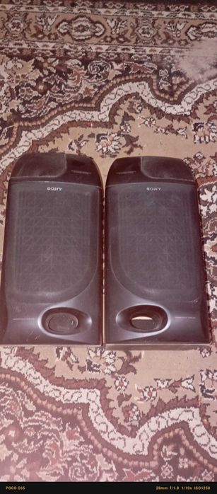 колонки от музыкального центра Sony.