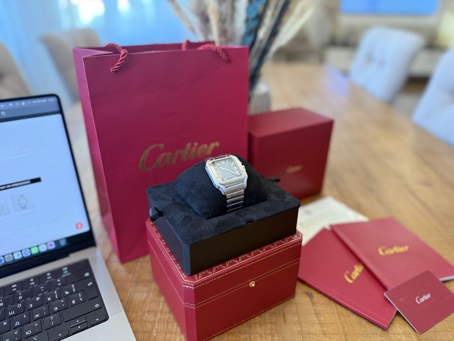 Часы Cartier Santos Blue