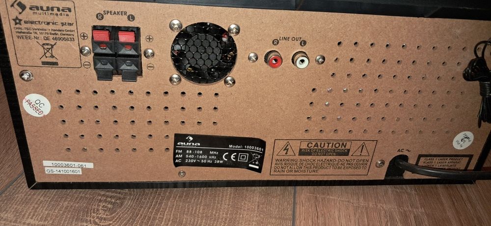 Auna Multimedia -cd player, cd recorder, radio, casetofon, pick-up