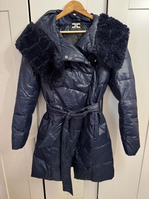 Elisabetta Franchi зимно яке с гъши пух