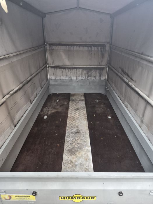 Remorca Humbaur 750kg Steely 752111 - 2,10m - PODEA DUBLA - Prelata 1,95m