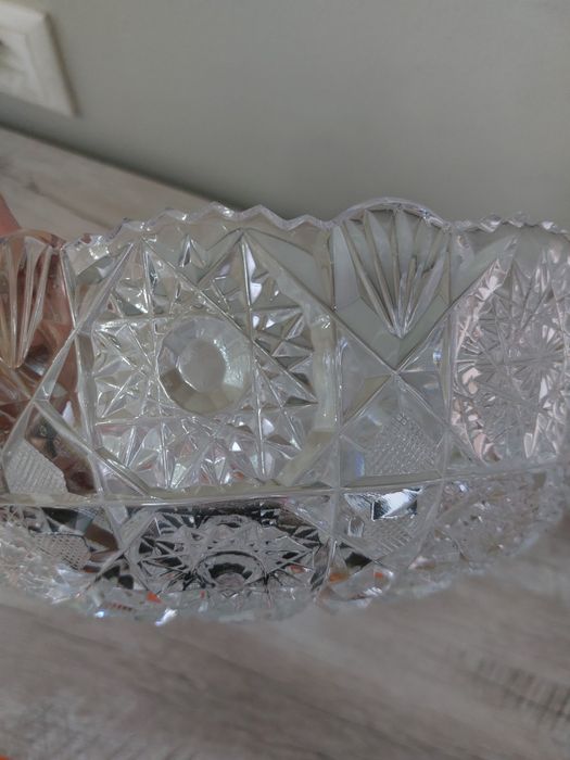 Хрустальные фруктовницы СССР, пара