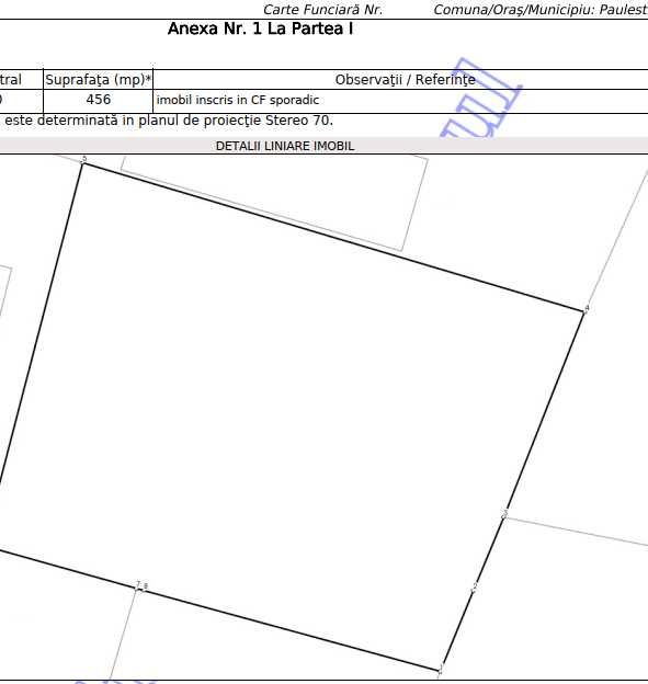 Mini-cartier rezidențial - 4 loturi teren intravilan Găgeni (Păulești)