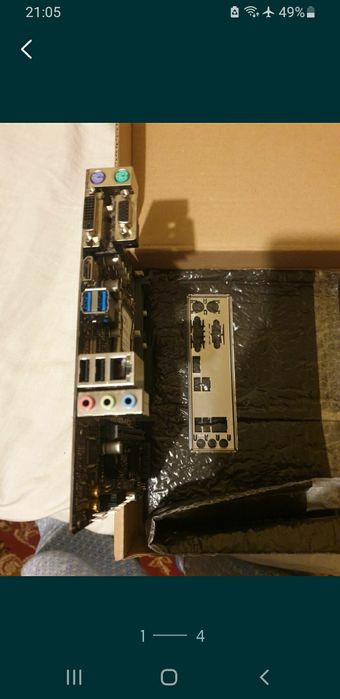 Placa de bază MSI și procesor și Asus H310 gen 8..9